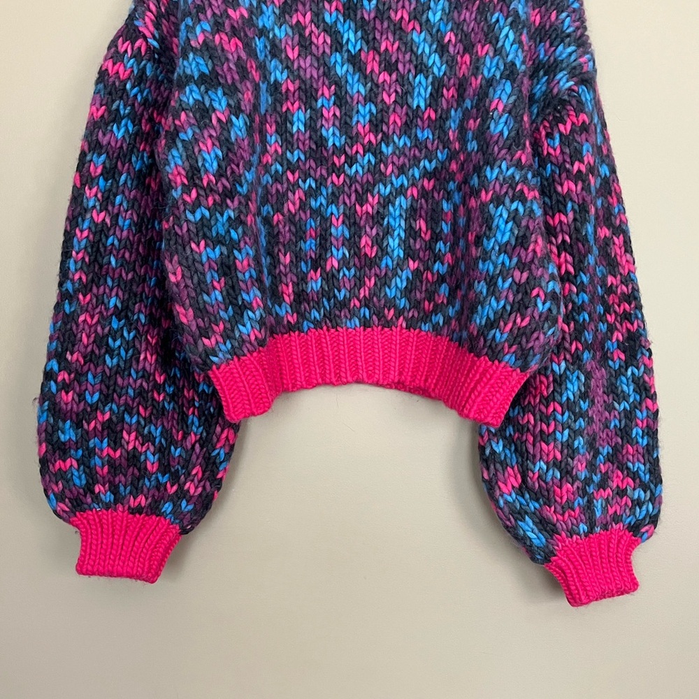 {MOTHER} The Bell Sleeve Jumper Sweater Alpaca and Wool Blend in Chunk of Chain - Picture 5 of 16